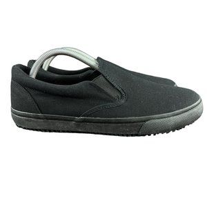 SKECHERS For Work Delvee Slip Resistant Black Slip On Shoes Women's Size 11